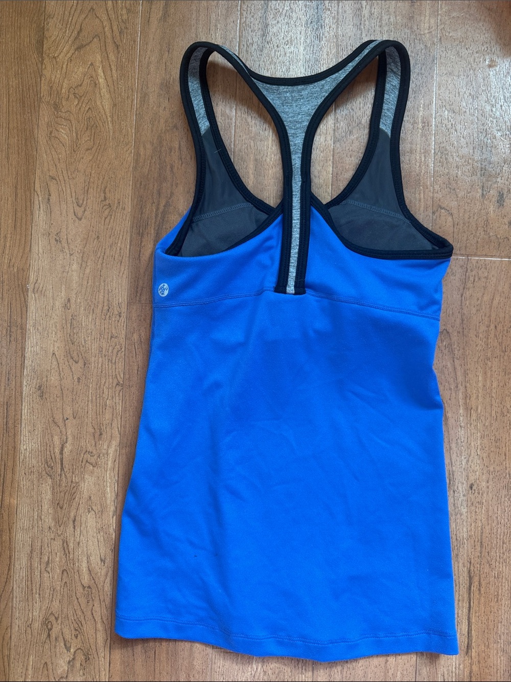 Manduka Blue Racerback Tank - Picture 3 of 3